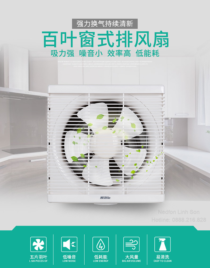 Những điều cần biết về quạt thông gió gắn tường Nedfon