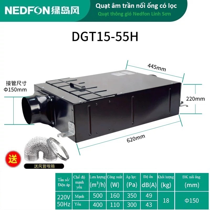 báo giá quạt thông gió siêu mỏng