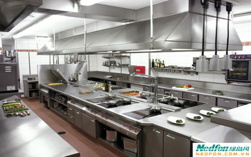 quạt hút khí thải nedfon cho nhà bếp